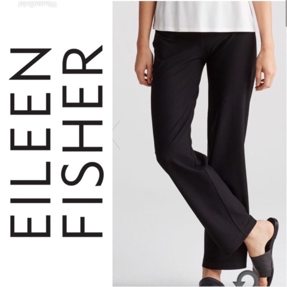 Eileen Fisher Pants - Eileen Fisher Black Pull On Pants Size small. B8